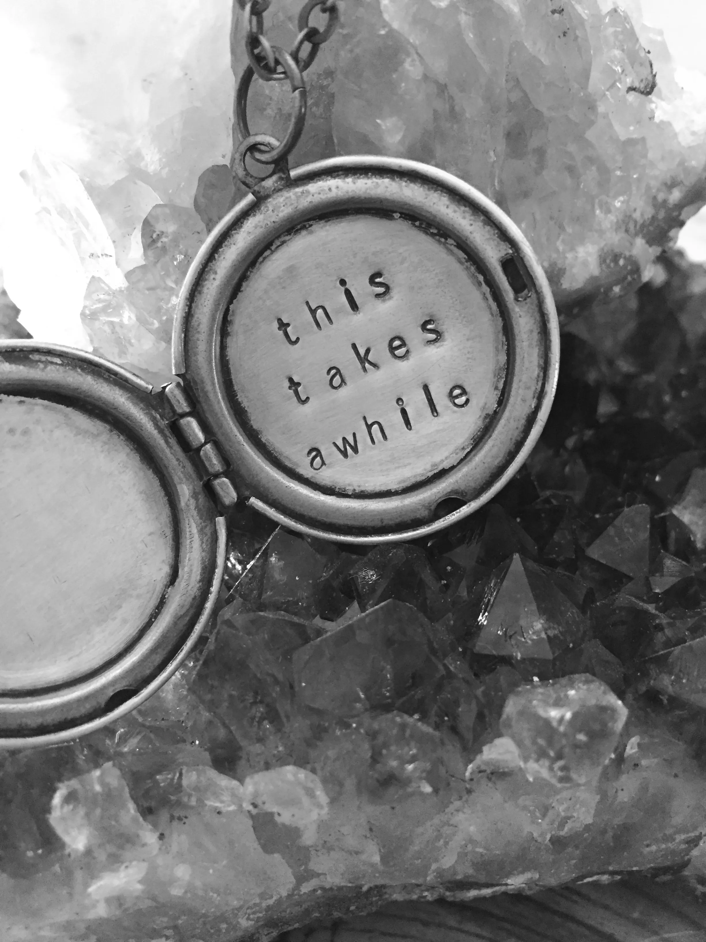One Wild Word workshop artwork in black and white